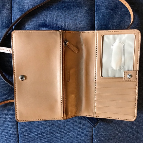 Coach Bags Coach Leather Colorblock Mini Crossbody Wallet Poshmark